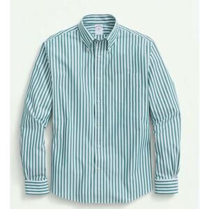 Brooks Brothers Friday Shirt Poplin Butcher Striped Sz 2XLT